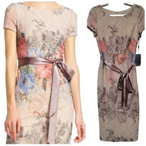 New With Tags Adrianna Papell Matelasse Column Wedding Evening Dress Siz…